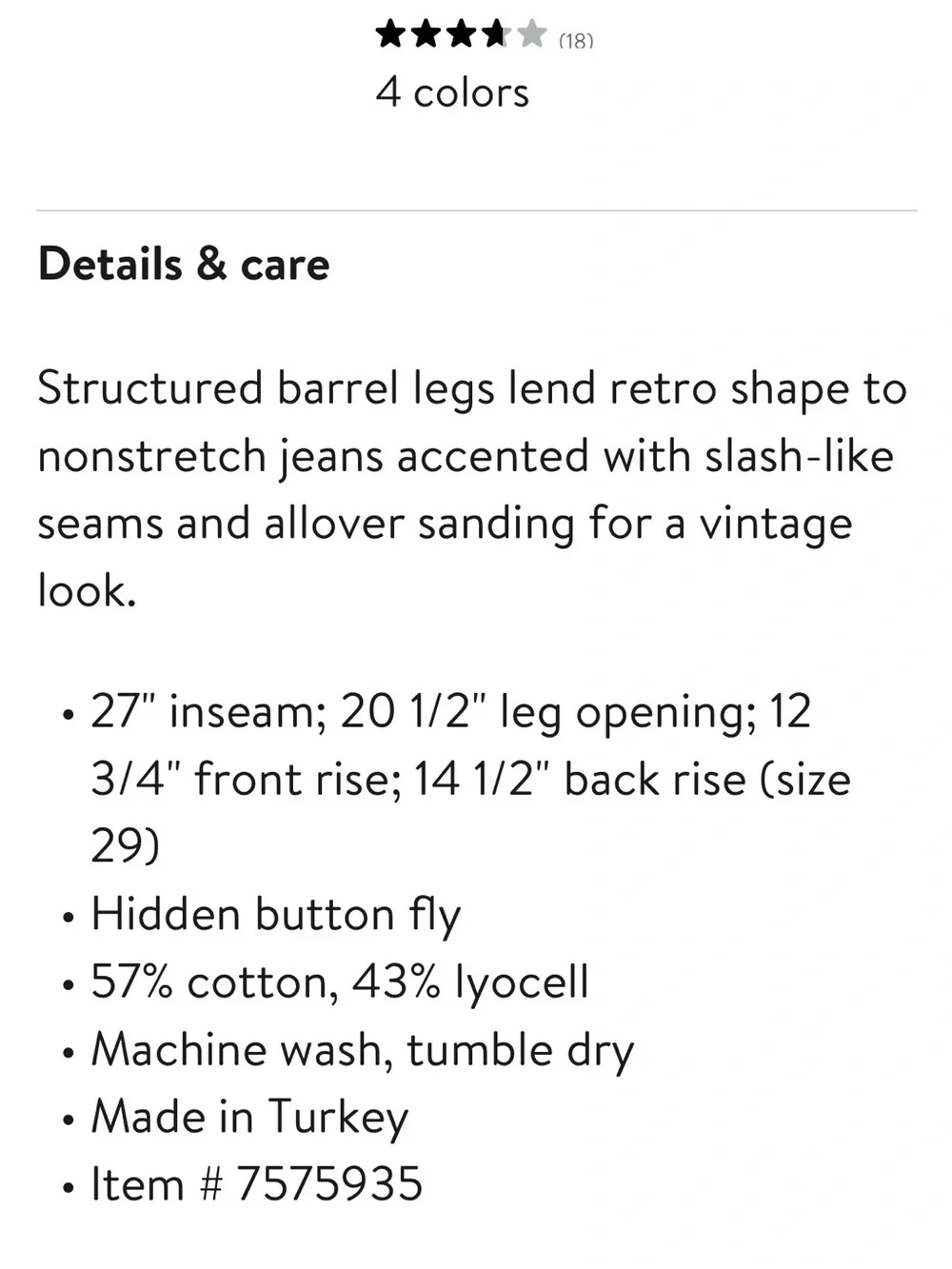 NWT… Free people barrel jeans - Picture 9 of 14